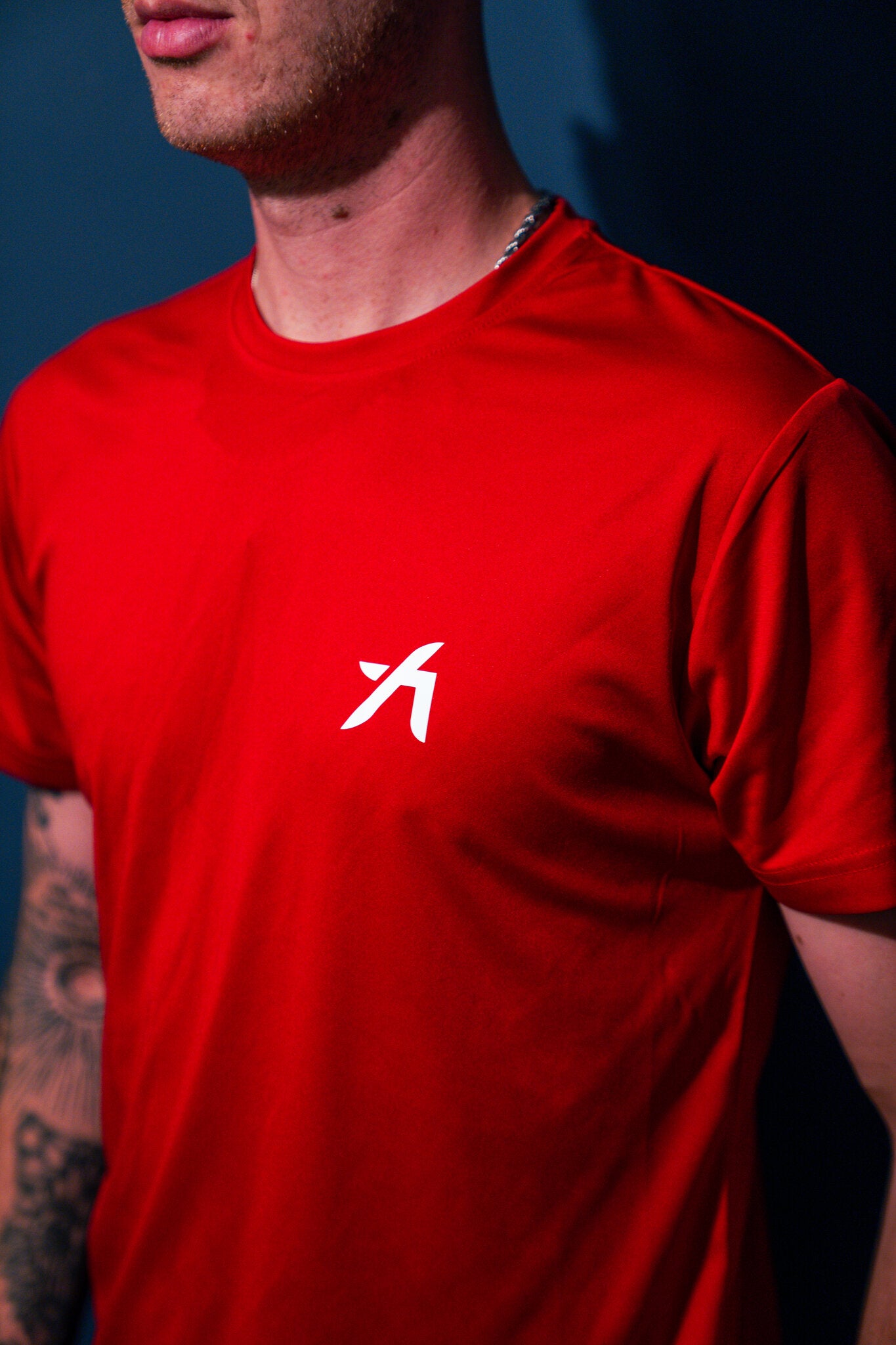 Core Tee Fire Red - Mens