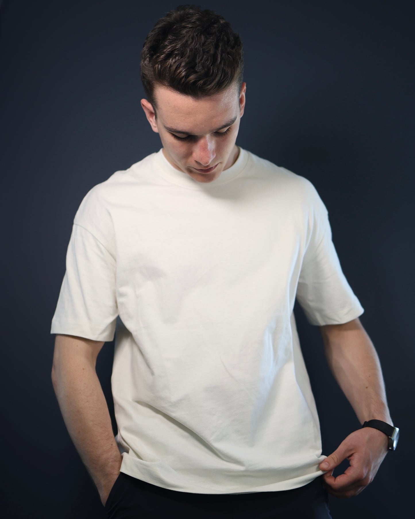 Oversize Cotton Box Tee - Mens