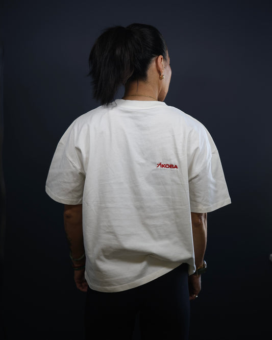 Oversize Cotton Box Tee - Womens