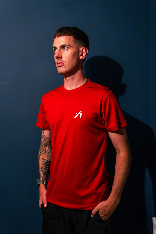 Core Tee Fire Red - Mens