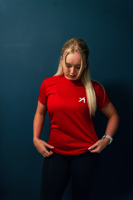 Core Tee Fire Red - Womens